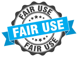 fair use stamp. sign. seal