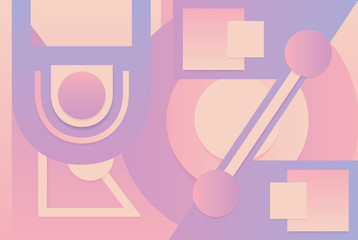 Colorful pastel geometric pattern