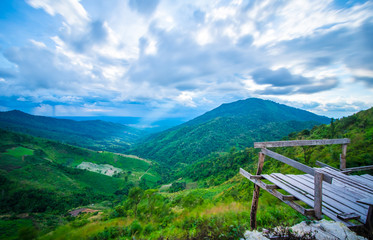 Agricultural area on high hill 3