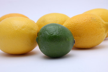 Citruses: lime and lemon