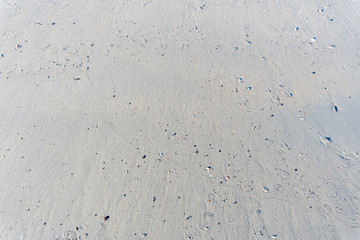 Textur Sand in wellenform im Wattenmeer Ostfriesland