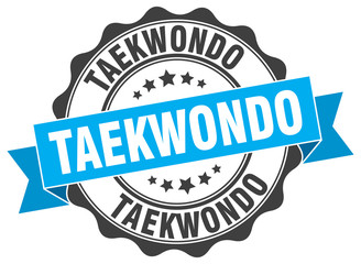 taekwondo stamp. sign. seal