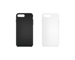 A set of phone covers. Realistic templates for design.