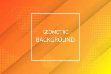 orange and yellow geometric background