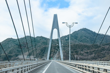 生口橋　Ikuchi Bridge located in Onomichi city, Hiroshima pref. Japan.