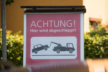 Abschleppzone
