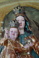 Blessed Virgin Mary with baby Jesus