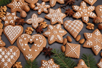 Gingerbread cookies.