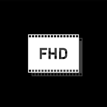 Full Hd Icon Flat