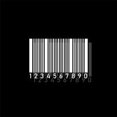 Barcode icon flat