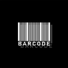 Bar code icon flat