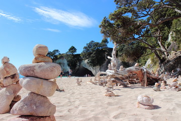 Cathedral Cove on the Coromandel Penninsula, New Zealand.