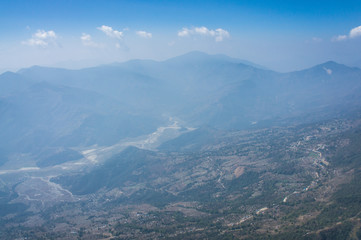 Sarankot Pokhara  Nepal paragliding