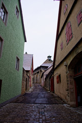 the ancient beauty of the city of Rothenburg ob der Tauber is fascinating
