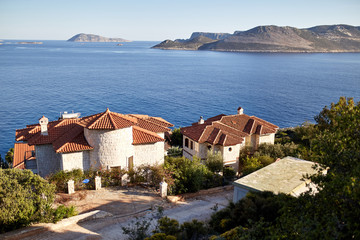 houses on the beach