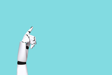 robot hand system concept Integration and coordination of intellectual technology and vintage