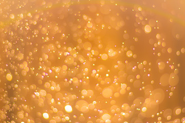 Gold bokeh abstract background