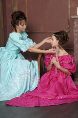 Two ladies. Female, edwardian.