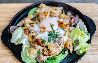 Chicken Noodle in dish