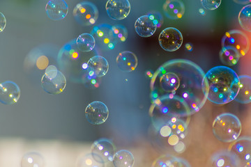 Abstract background with bubbles