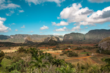 Berge im Tal von Vinales , Kuba