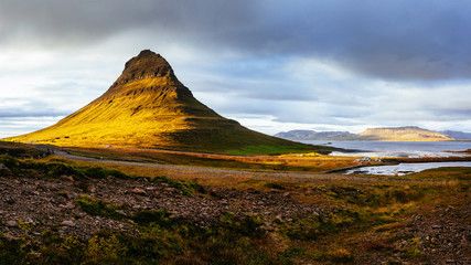 Kirkjufell in northern Iceland.
