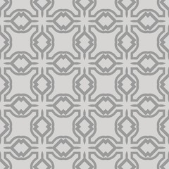 Vodern decorative geometric pattern. grey color. Seamless vector illustration