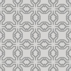 Vodern decorative geometric pattern. grey color. Seamless vector illustration