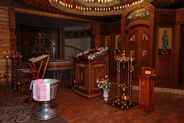 interior of the church