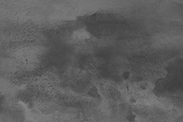 Naklejka premium Silver watercolor and ink paper textures on white background. Chaotic stylish abstract organic design.