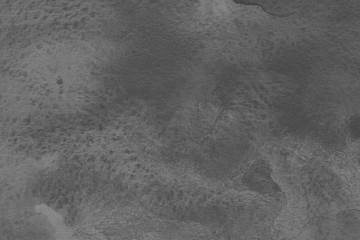 Naklejka premium Silver watercolor and ink paper textures on white background. Chaotic stylish abstract organic design.