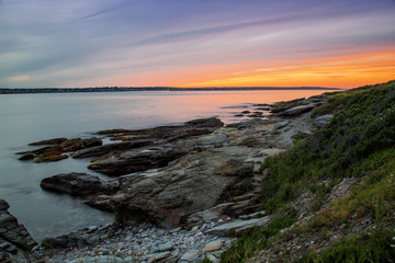 A Beautiful Sunset on the Beach