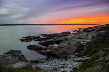 A Beautiful Sunset on the Beach