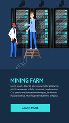Mining Farm Datacenter Administration. Cryptocoin.
