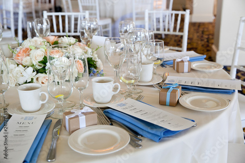 Wedding Table Decoration Series Tables Set For Beautiful Indoor