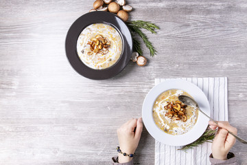 Mushroom soup