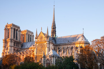Notre Dame de Paris Cathedral.Paris. France