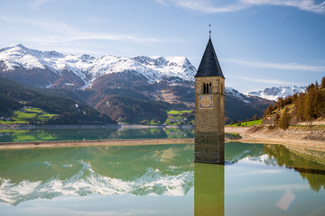 Lago di Resia, Italy