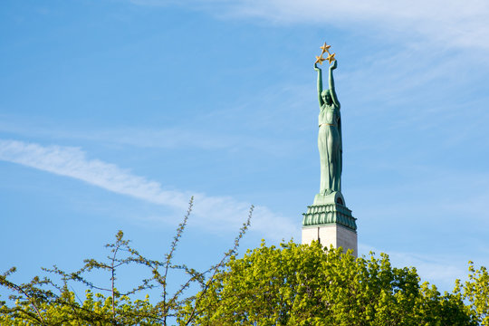 Latvia. Freedom monument in Riga