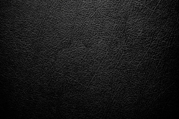 Simple black Background,Leather Texture with gradient light used as luxury classic backdrop