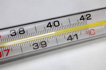 Close-up medical thermometer