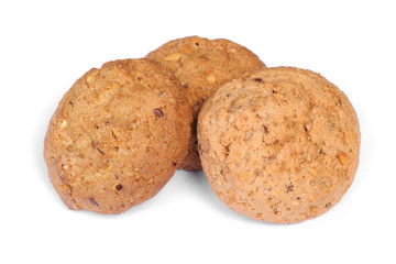 Stack of tasty oatmeal cookies