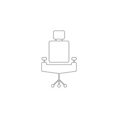 chair. flat vector icon