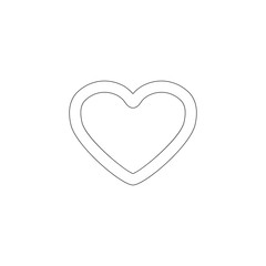 heart. flat vector icon