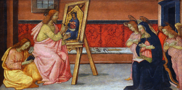 St. Luke paints the Virgin