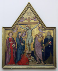 Obraz na płótnie Canvas Crucifixion with Saints