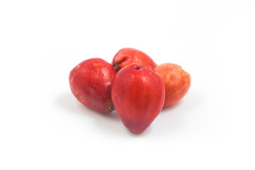 Fototapeta na wymiar Jambo. Exotic fruit Syzygium malaccense