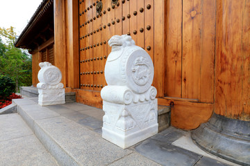 Traditional rock gate stone in China