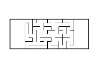 Abstact labyrinth. Game for kids. Puzzle for children. Maze conundrum. Vector illustration.