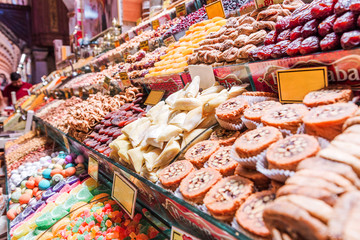sweets in the Turkish market